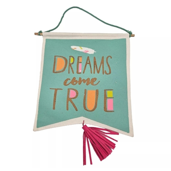 Positive Saying Expressions Wall Door Plaque Hanging Thanks Thoughts Dreams Life - Picture 3 of 10